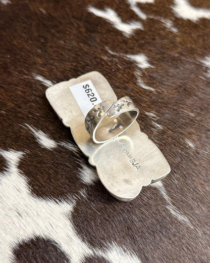 Boyd Ashley Black Jack Pebbled Shape Ring *Native