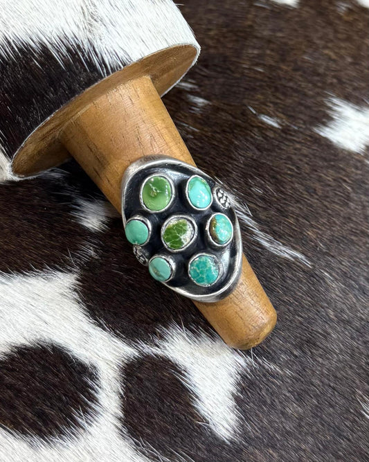 Emer Thompson Native Flower Cluser Ring *Sz 7.5