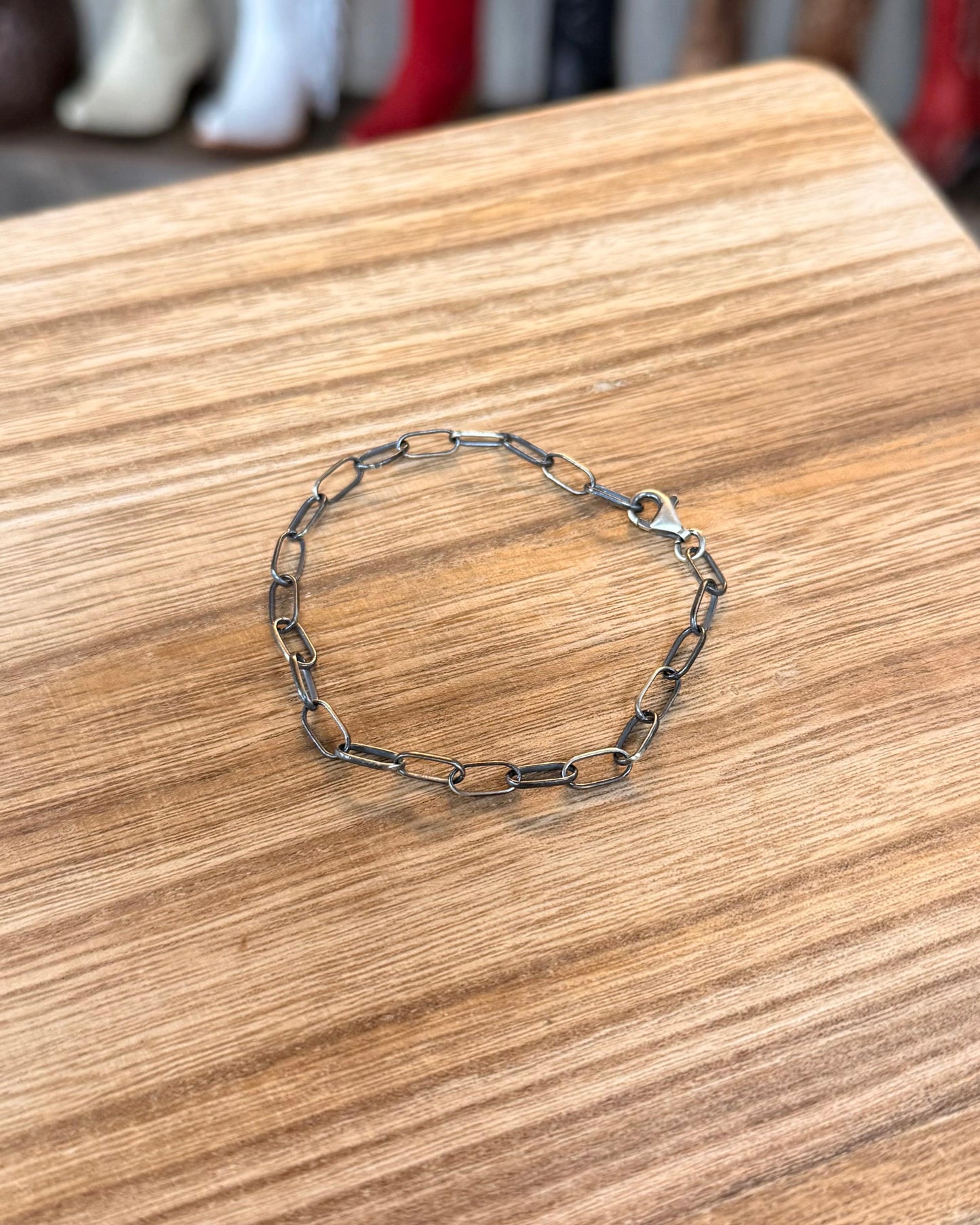 8" Paperclip Chain Bracelet