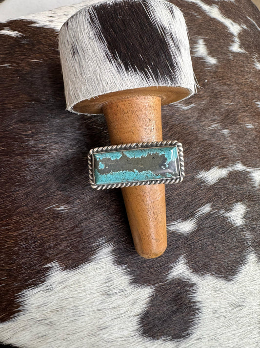 Johnny Dixon Adjustable Rectangle Ring *Native