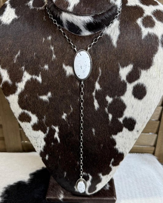 Alfred Martinez White Buffalo Lariat *Native