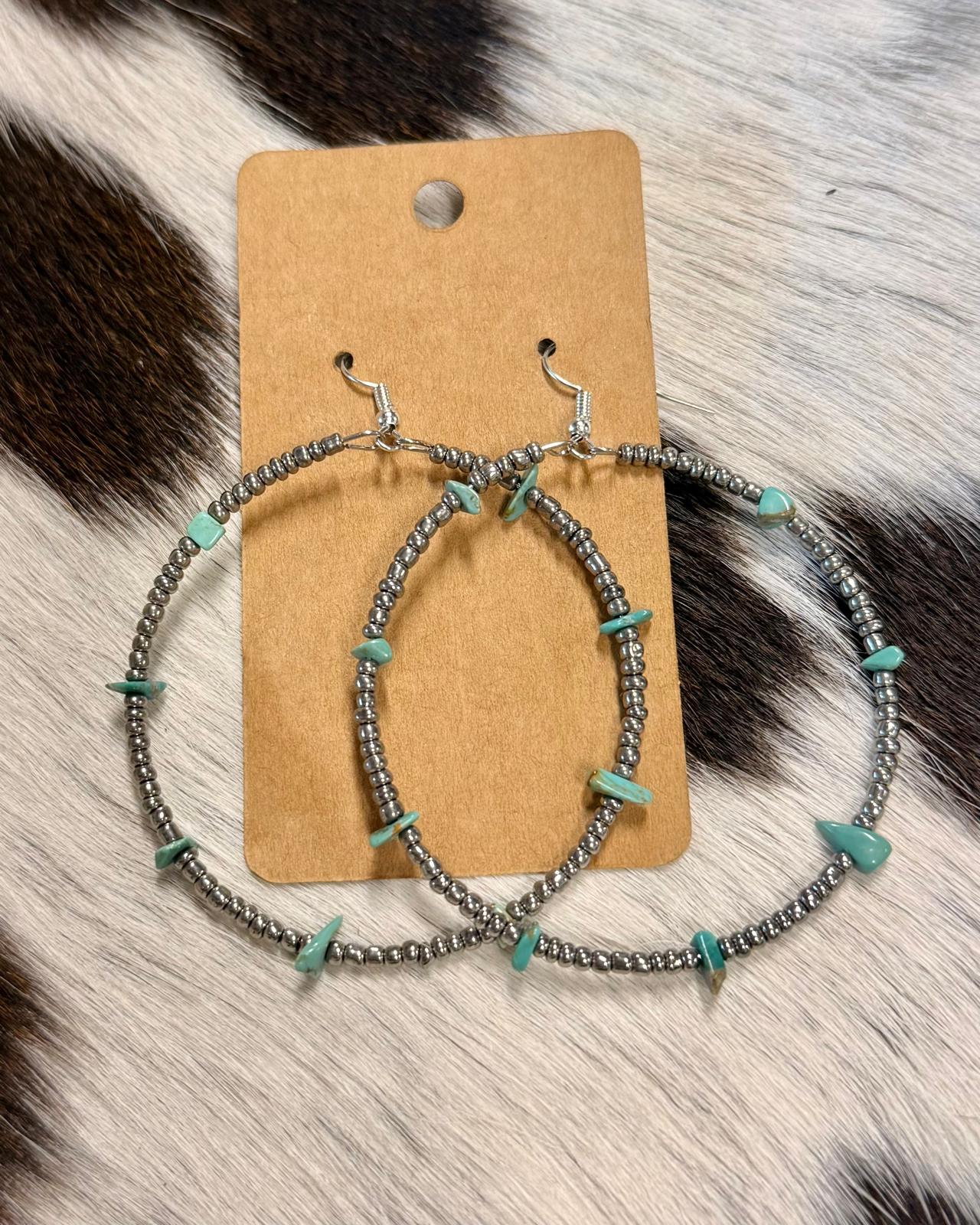 Seed Bead Hoops