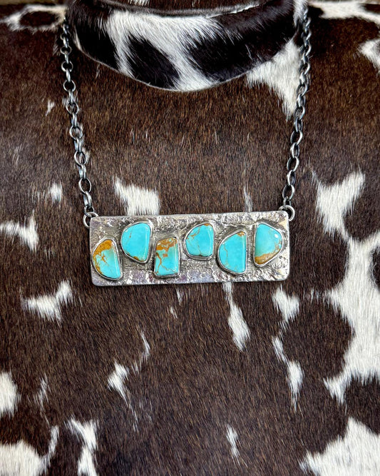 Jude Candelaria Bar Stone Necklace *Native