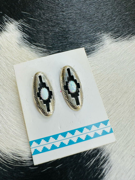 Opal Aztec Studs