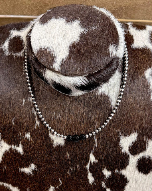 16" Single Black Onyx Pearl Stacker