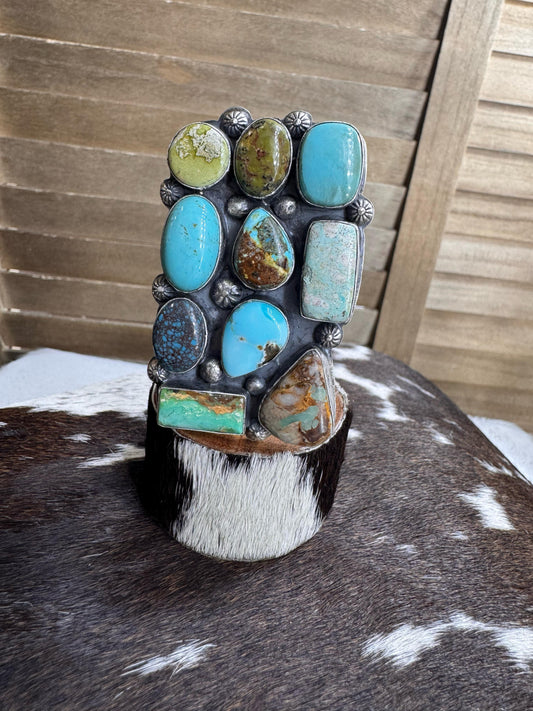 Pebbled Multi Stone Ring *Native