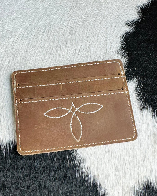 Boot Stitch Card Case