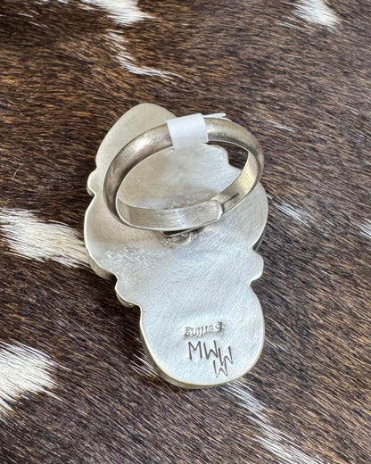 Pebbled 4 Stone Adjustable Ring *Native