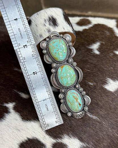 Gilbert Tom 3 Stone Kingman Ring *Adjustable