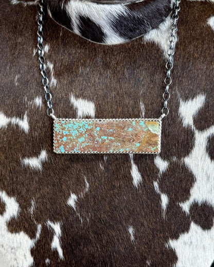 Brandon Etsitty 3" XL Bar Necklace *Native