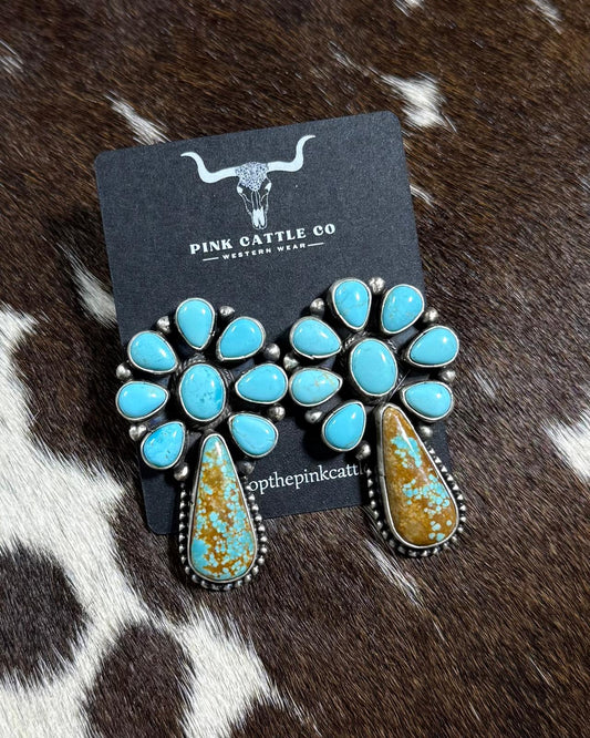 R. Calladito Cluster Teardrop Earrings *Native
