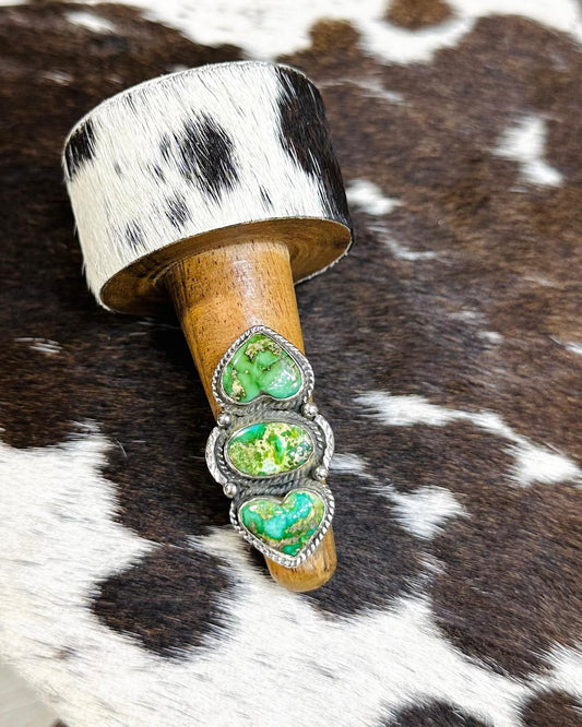 Sonoran Gold Heart Stone Ring *Non Native