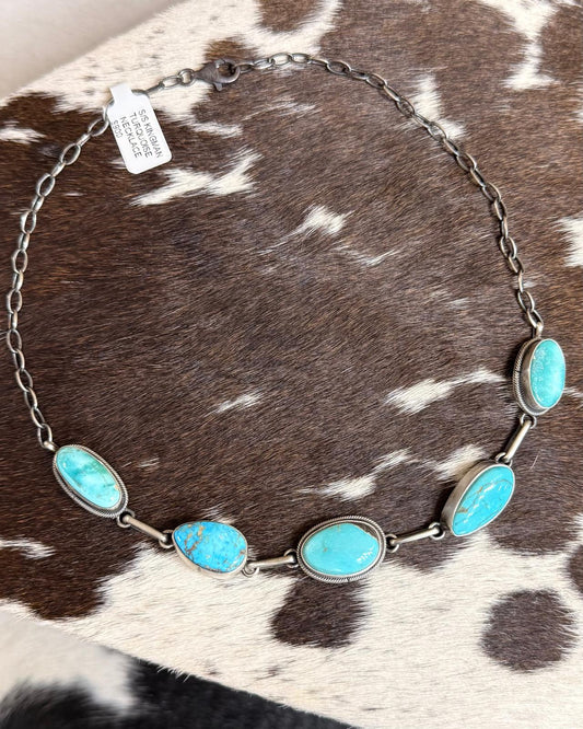 16" White Water Mixed Stone Choker *Native