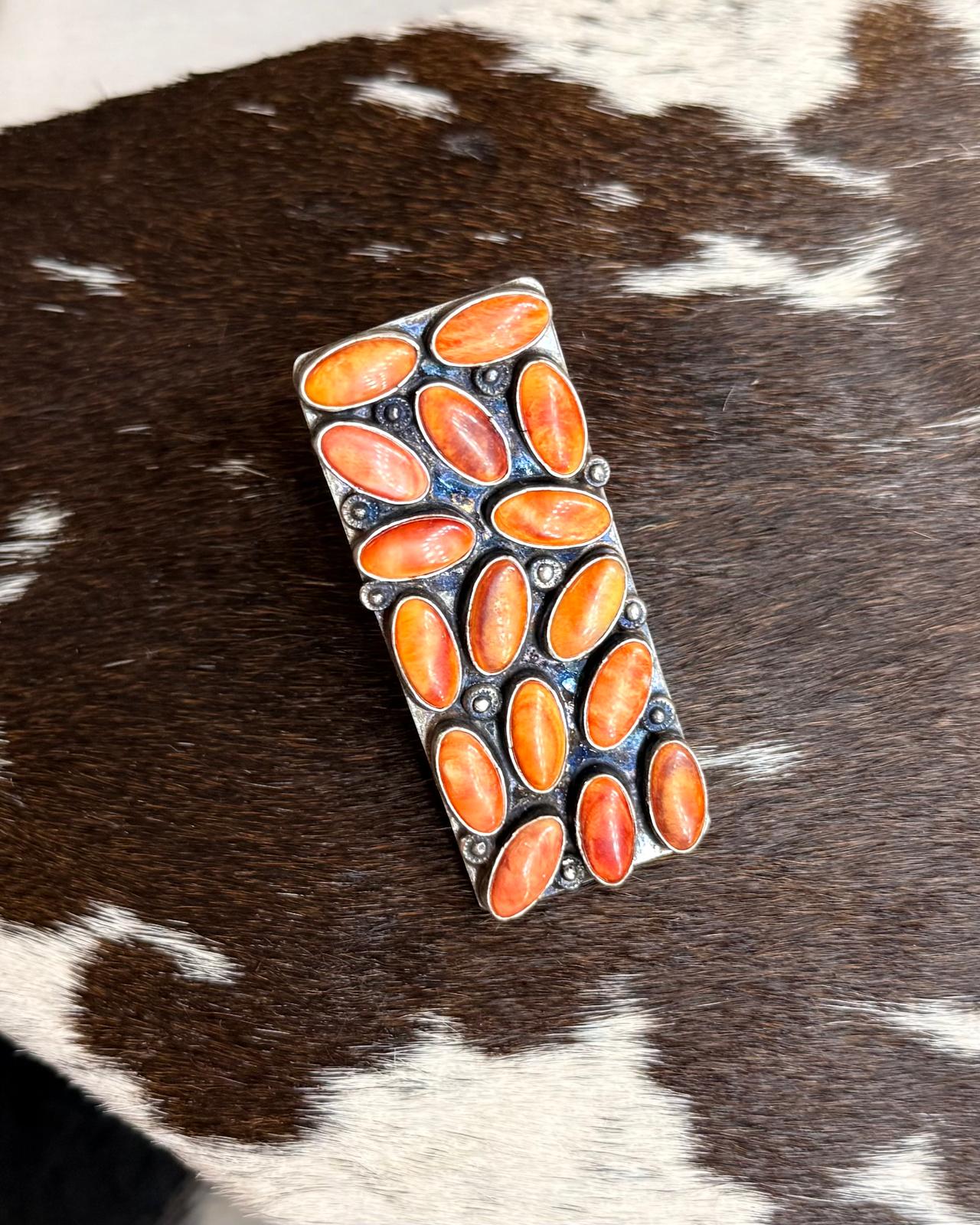 Spiny Pebbled Rectangle Ring *Native