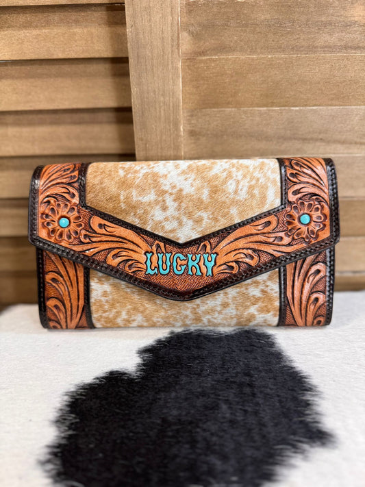 Lucky Cowhide Wallet