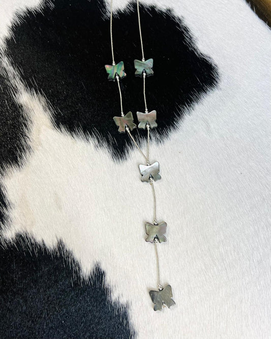 Multi Bow Y Necklace