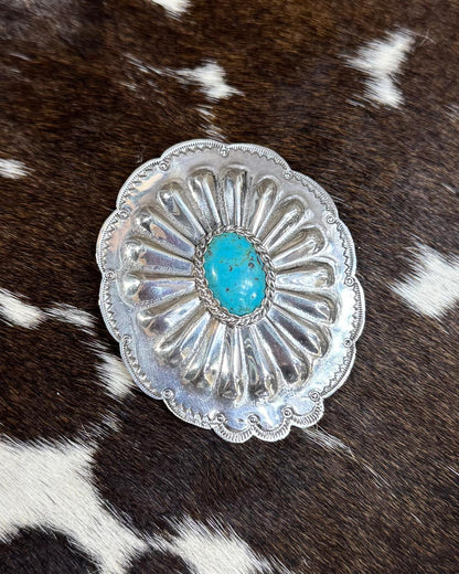 Robert Yellowhorse Kingman Concho Pendant *Native