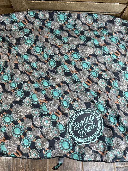 Concho Belt Print Wild Rag