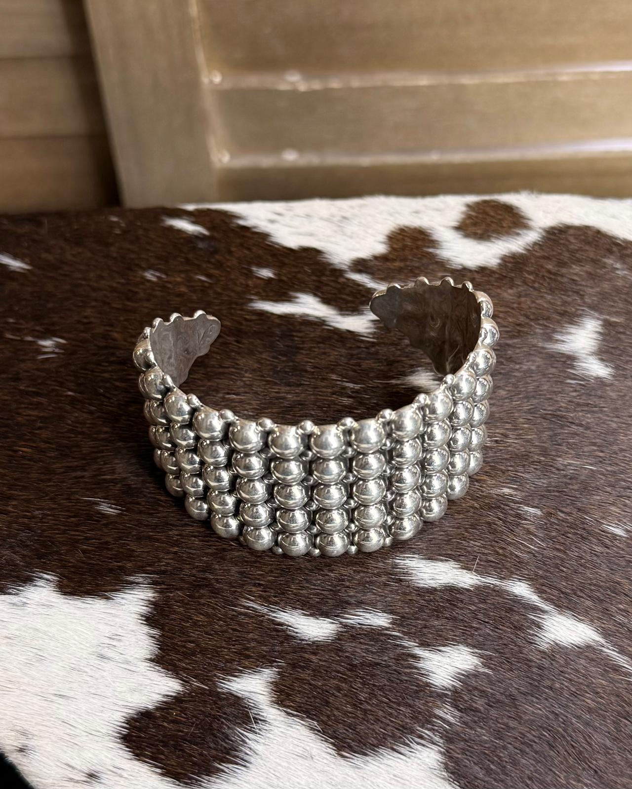 Silver Multi Ball Thick Cuff *NonNative