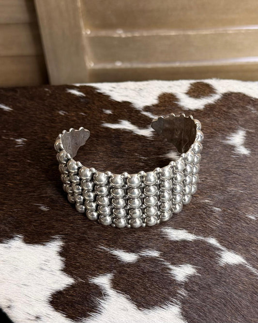 Silver Multi Ball Thick Cuff *NonNative
