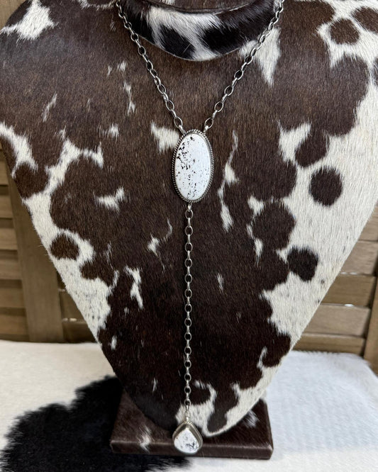 Alfred Martinez White Buffalo Lariat *Native