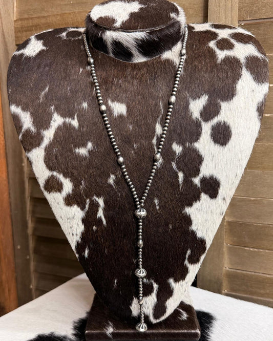 25" Melon Bead Lariat