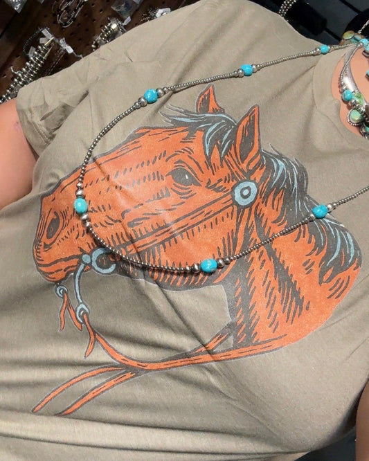 Rust Horse Tee