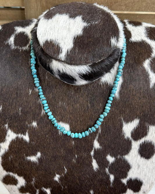 18" Egyptian Turquoise Necklace