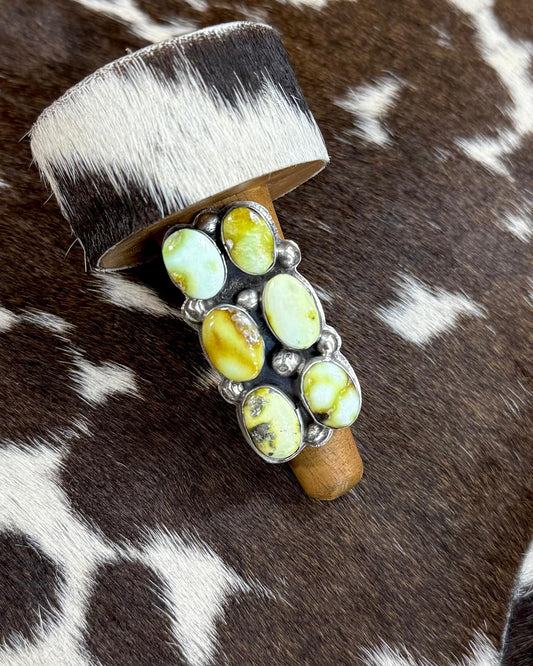 Adjustable Boyd Ashley 6 Stone Palomino Ring *Native