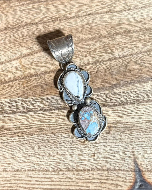 White Buffalo Golden Hills Pendant