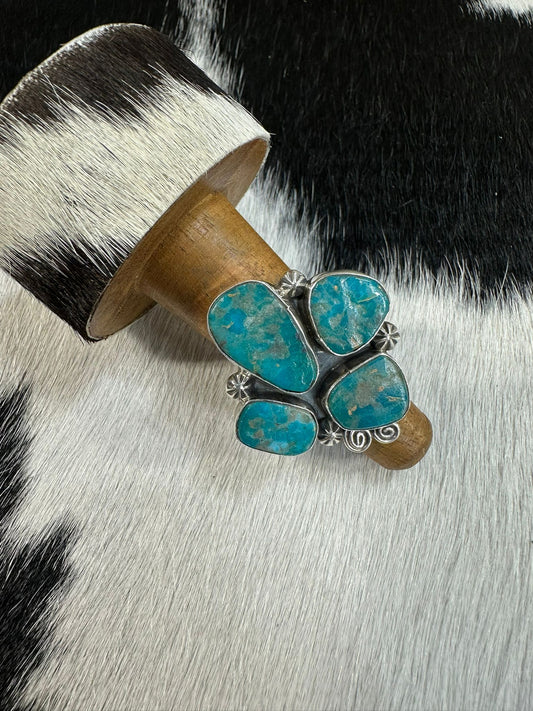 Jacqueline Silver 4 Stone Ring *Native