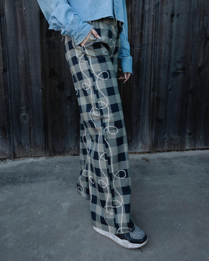 Off The Track Boxer Pants *Gingham
