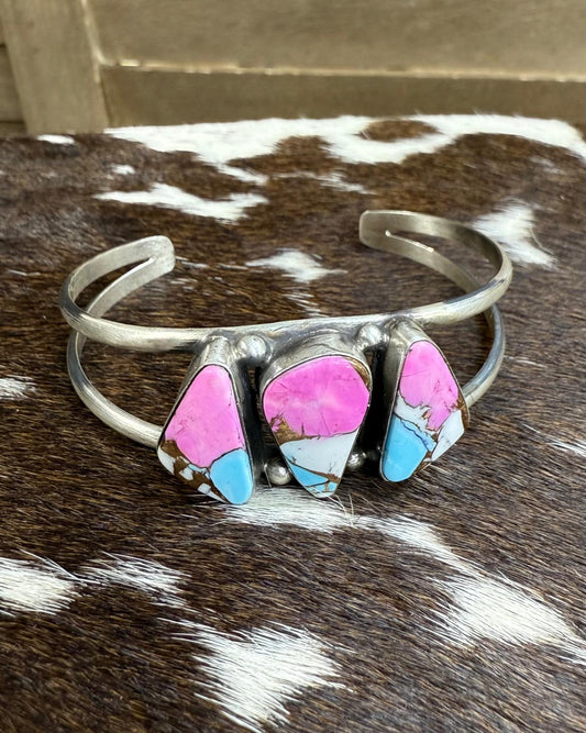 Augustine Largo Cotton Candy 3 Stone Cuff *Native