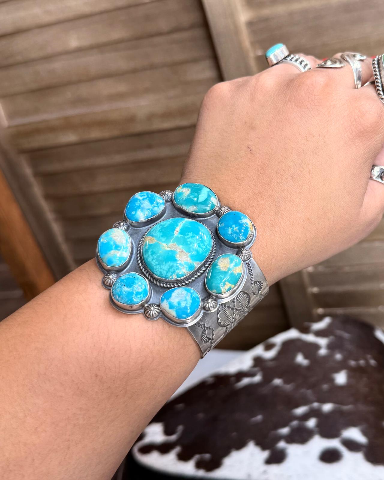 Chunky Kingman Full Cluster Cuff *Native