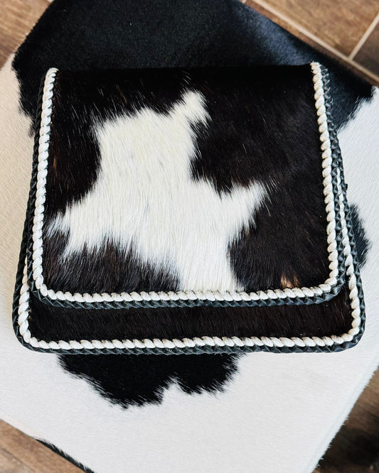Black & White Cowhide Bag