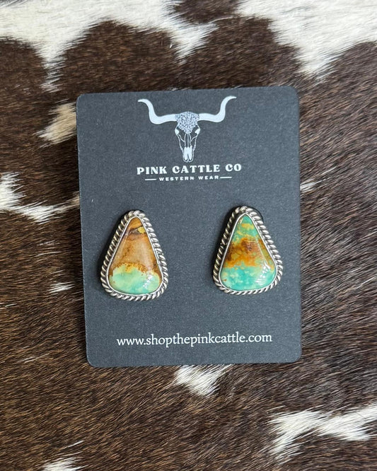 Royston Triangle Studs *Native