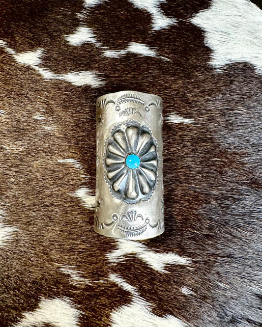 Arlene Soce Turquoise Braid Keeper*Native