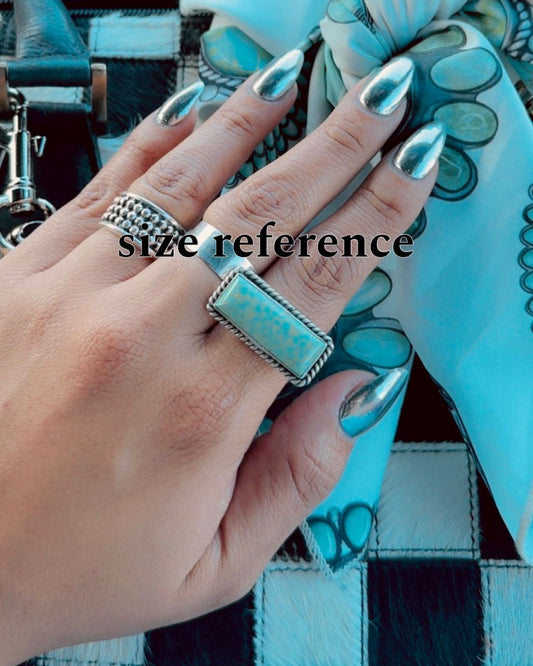 Johnny Dixon Adjustable Rectangle Ring *Native