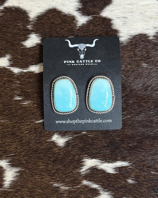Kingman Light Blue Studs *Native