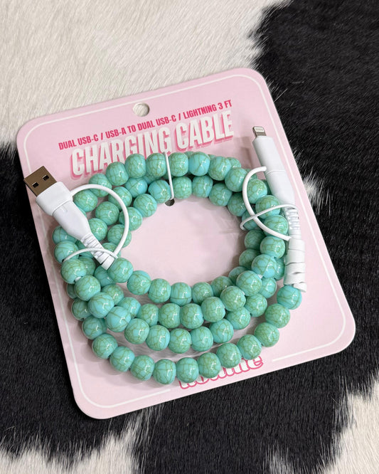 Green Turquoise Charger