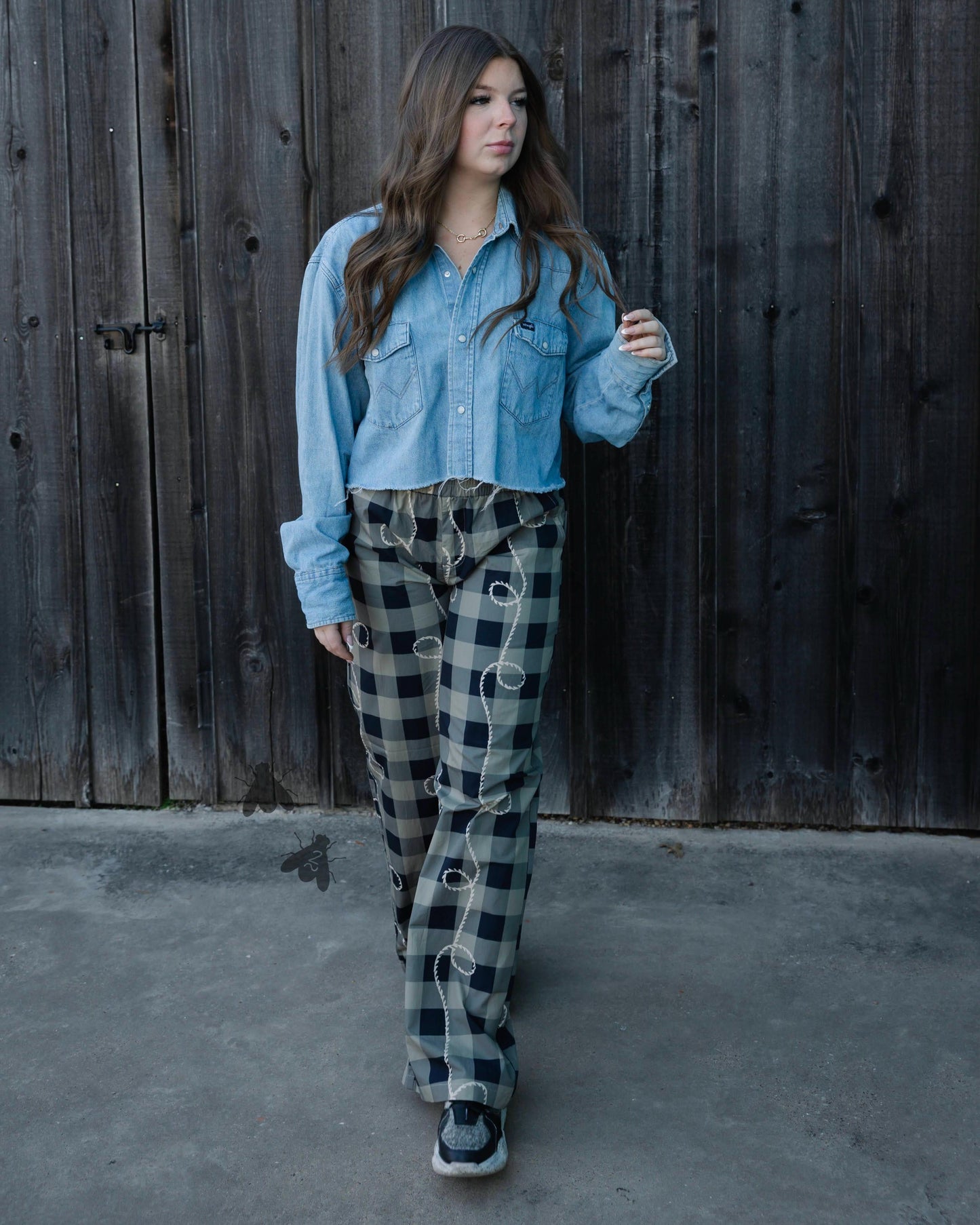 Off The Track Boxer Pants *Gingham