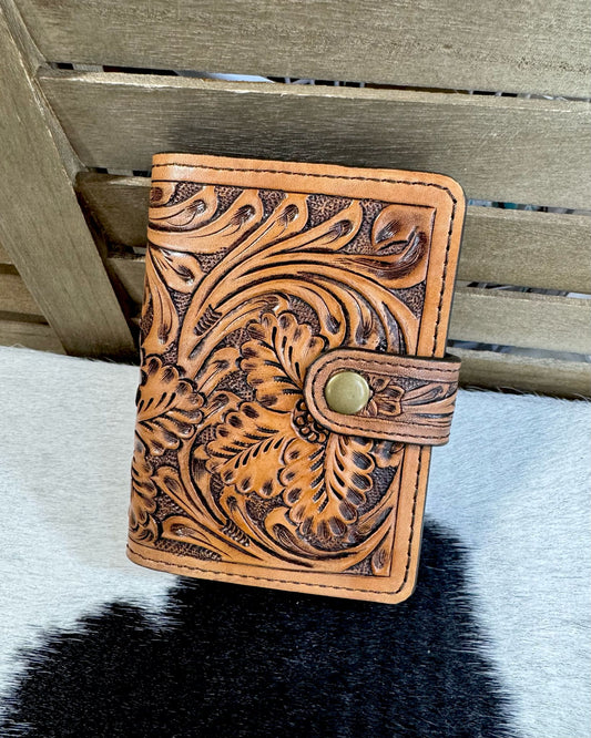 Tooled Ohlay Mini Snap Wallet