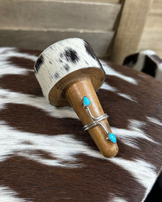 Sterling 2 Stone Wrap Ring *Native