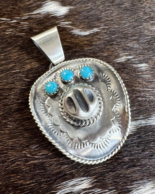 Bobby Platero Hat Pendant