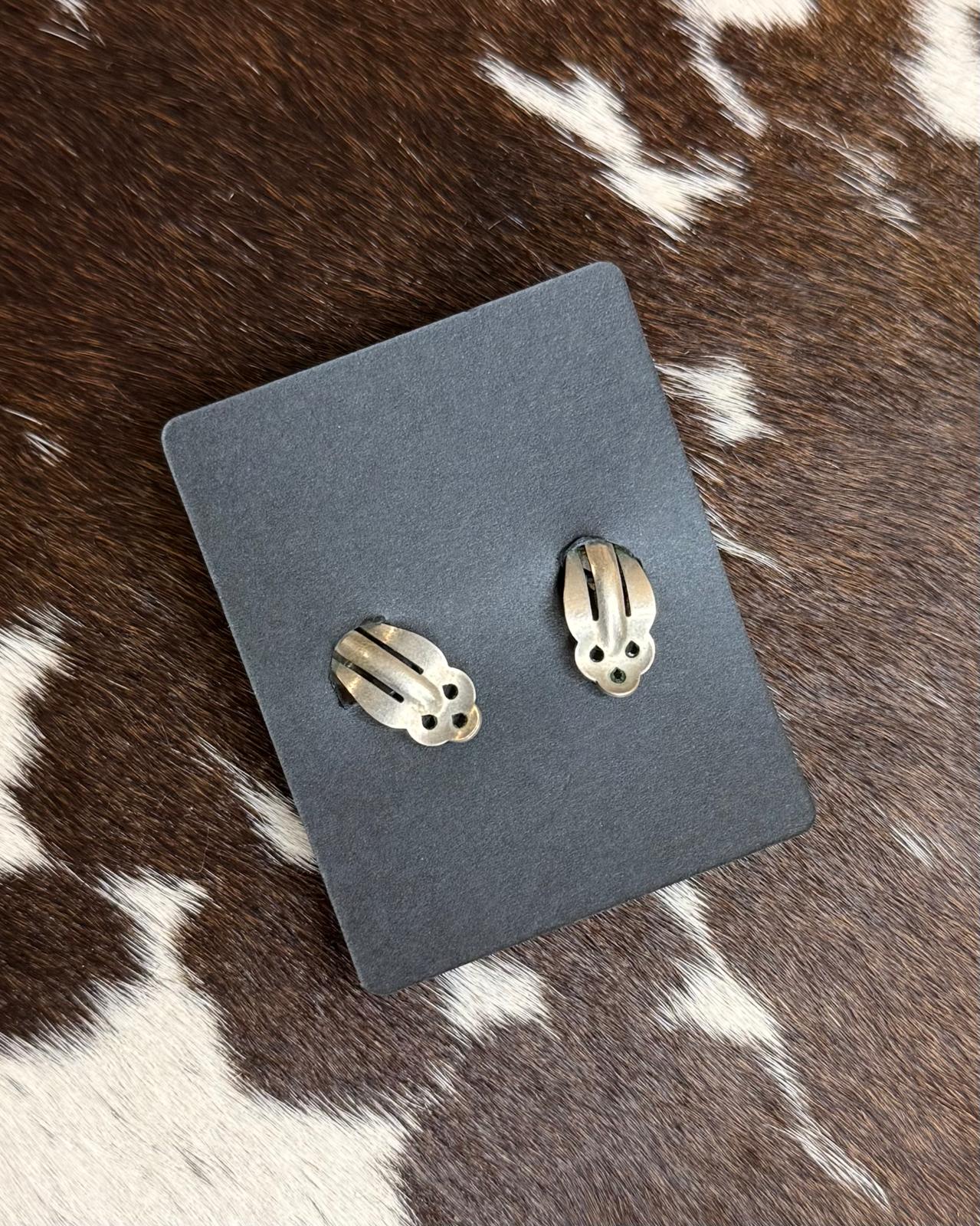 Vintage Circle Clip Ons