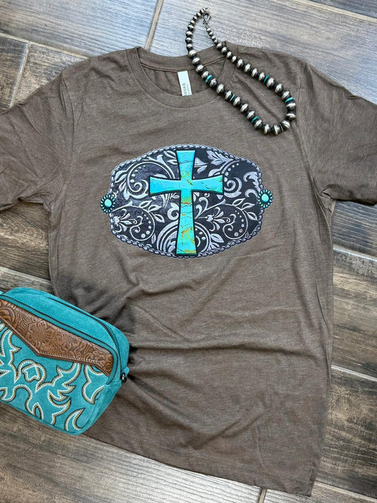 Buckle Cross Tee