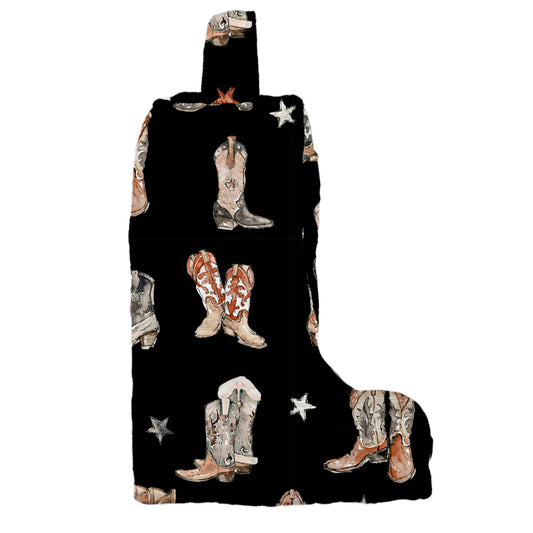 Boots Black Quilted Boot Bag