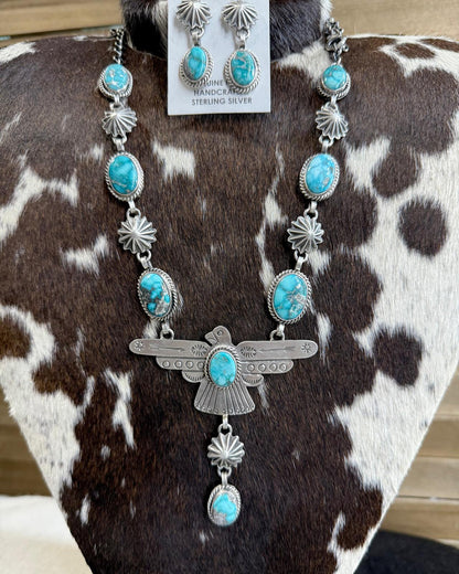 Russel Sam Thunderbird Necklace Set