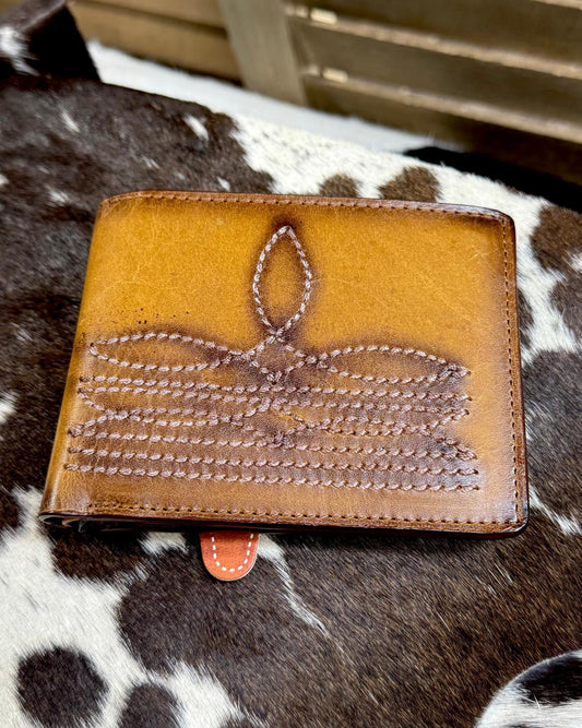 Boot Stitch Mens Wallet