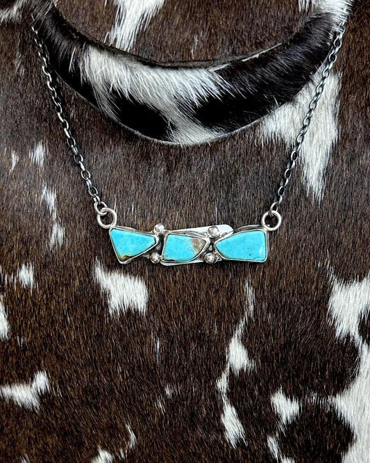 Jude Candelaria 3 Stone Necklace *Native